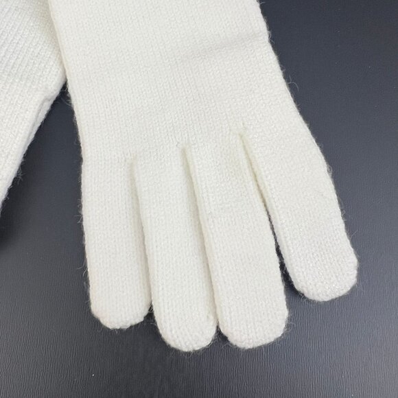 DKNY Women's Ivy Winter Gloves White Logo Gloves Size 0S Touch Screen Texting - Picture 7 of 10